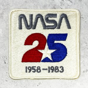 Vintage NASA 25th Anniversary Patch 80s Astronaut 1983 NOS