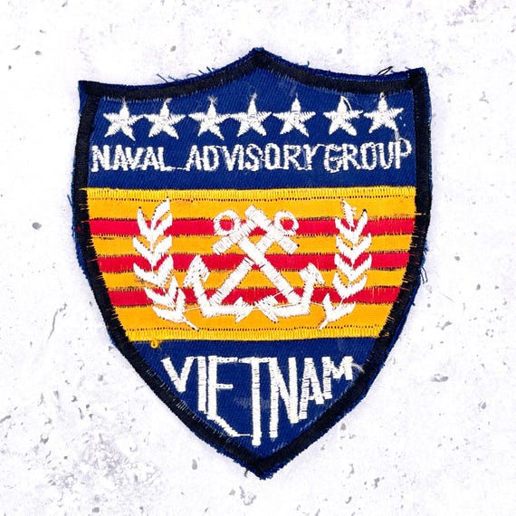 Vintage Naval Advisory Group Vietnam Patch • 1960s Era Original Theater Made