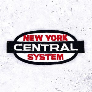 Vintage New York Central System-märke • NYC-järnväg • Sy-på NOS