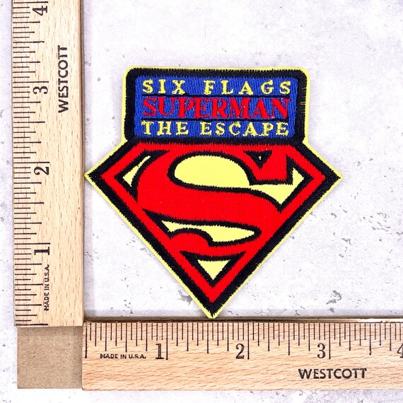 Vintage Six Flags Superman Patch • Magic Mountain… - image 3
