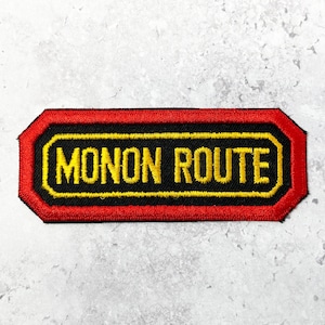 Vintage Monon Route Patch • 80s Railroad Train • 4&quot; Sew-On Badge