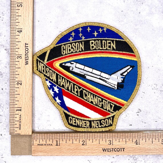 Vintage NASA STS-61C Patch • Space Shuttle Columbia • Mission Crew