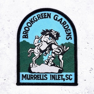 Vintage Brookgreen Gardens Patch • Murrells Inlet South Carolina Souvenir • NOS