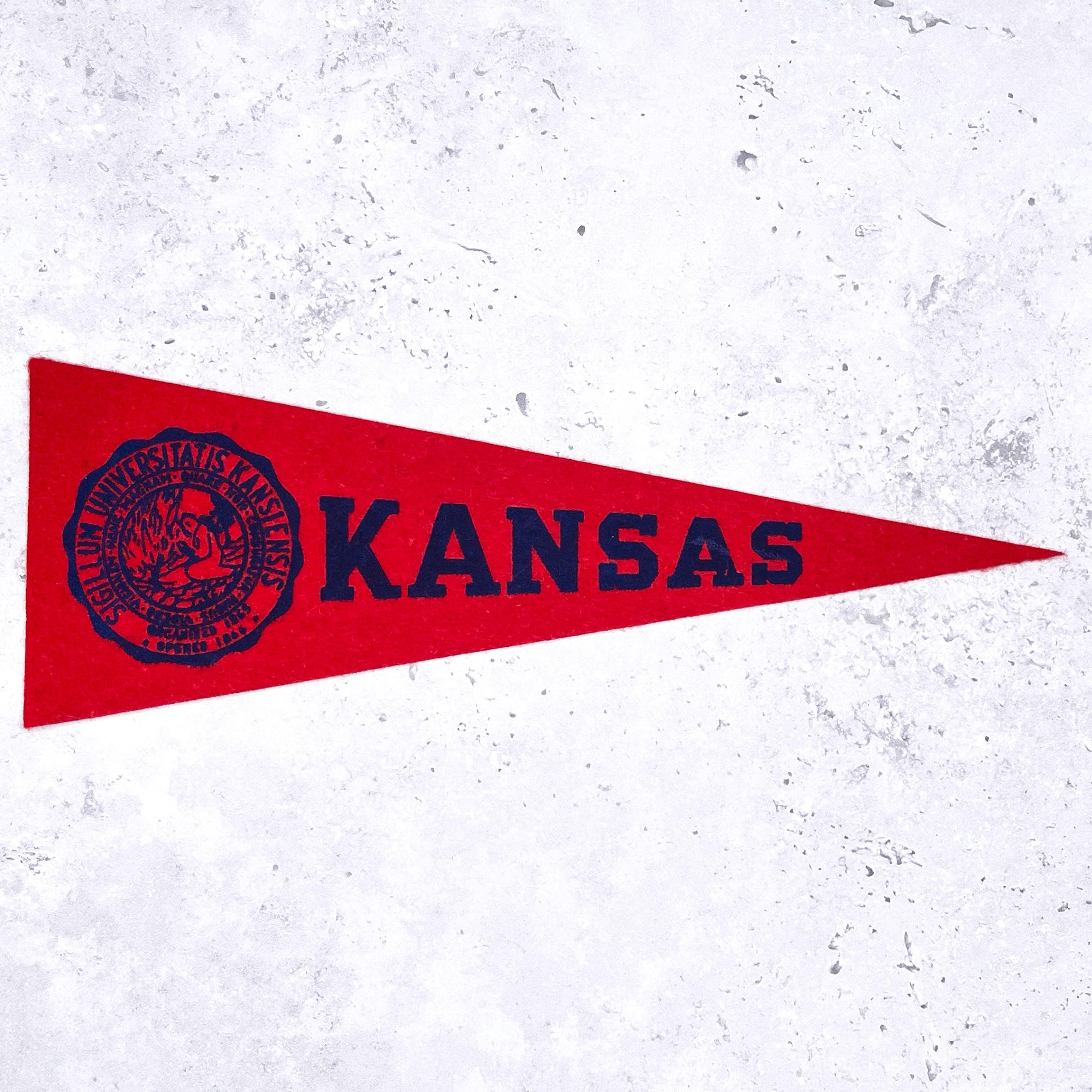 Produktbild von University Of Kansas Flagge 90x150 Cm - 100% Nylon, Bestickt, Für Innen & Außen