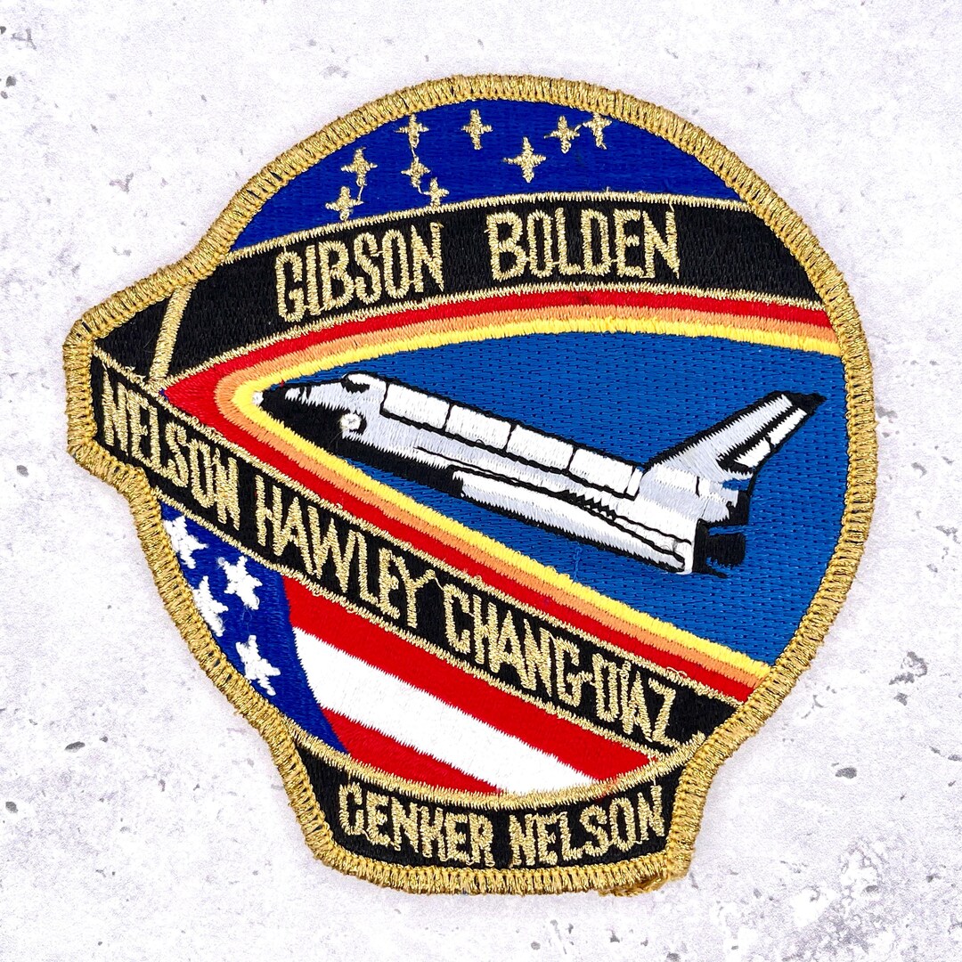 Vintage NASA STS-61-C Patch • Space Shuttle Columbia • Mission Crew ...
