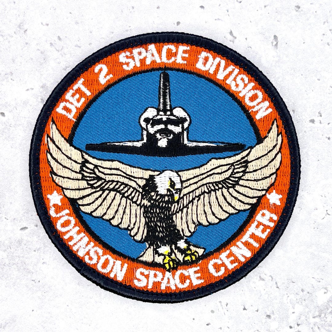 Johnson Space Center Patch Vintage Det 2 Space Division Patch • NASA Johnson Space Center Air ...