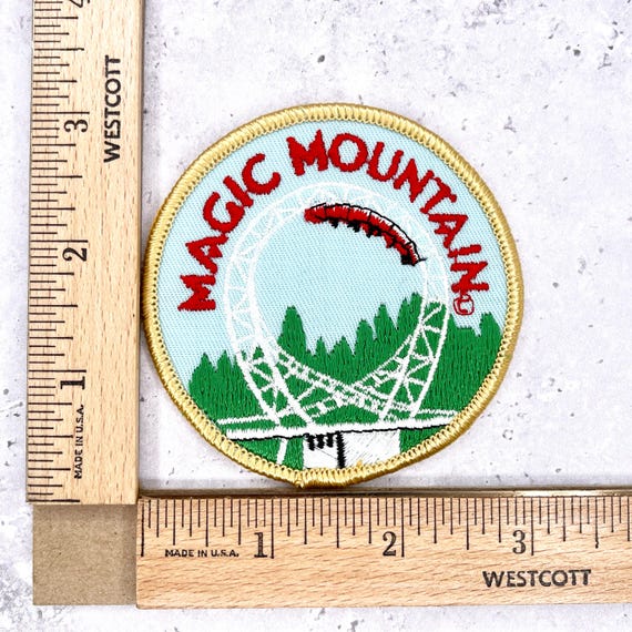 Vintage Magic Mountain Patch • Theme Park Roller … - image 3