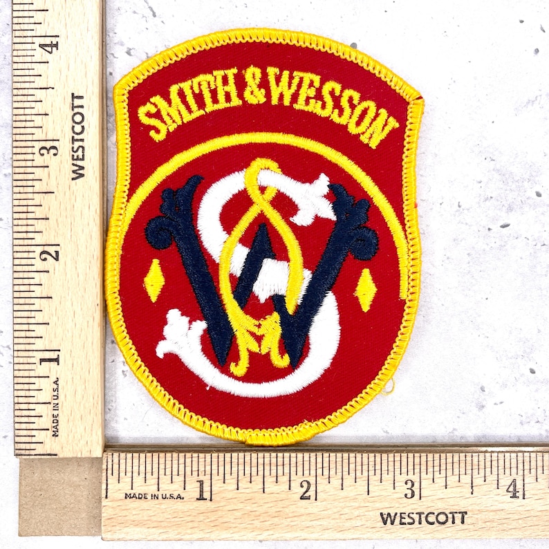Westcott Ruler Guide Vintage Smith & Wesson Patch • Firearms Manufacturer Logo • Iron-on - Etsy