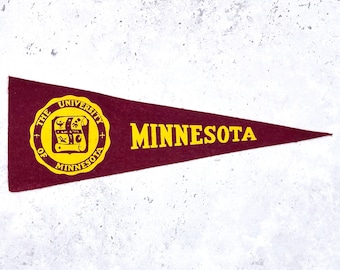 Vintage Princeton Mini Pennant • 60s Felt University Ivy League
