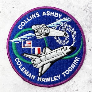 Vintage NASA STS-93 Patch • Columbia Space Shuttle Mission • 4&quot; Crew Badge NOS