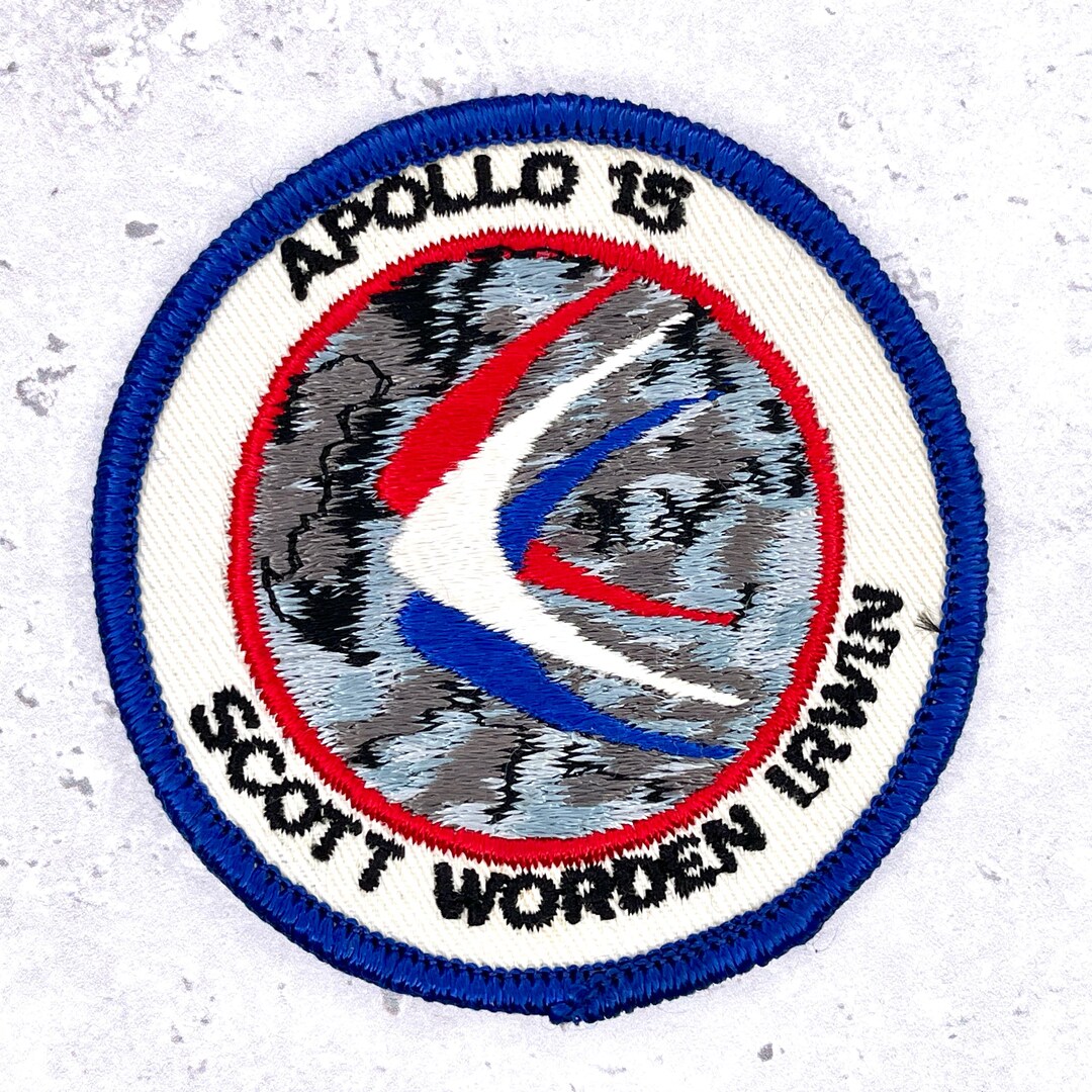 Vintage Apollo 15 Patch • 70s NASA Space Mission Astronaut • 3