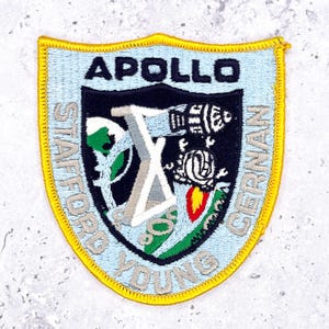 Vintage Apollo 10 Patch NASA Mission X Astronaut 10cm