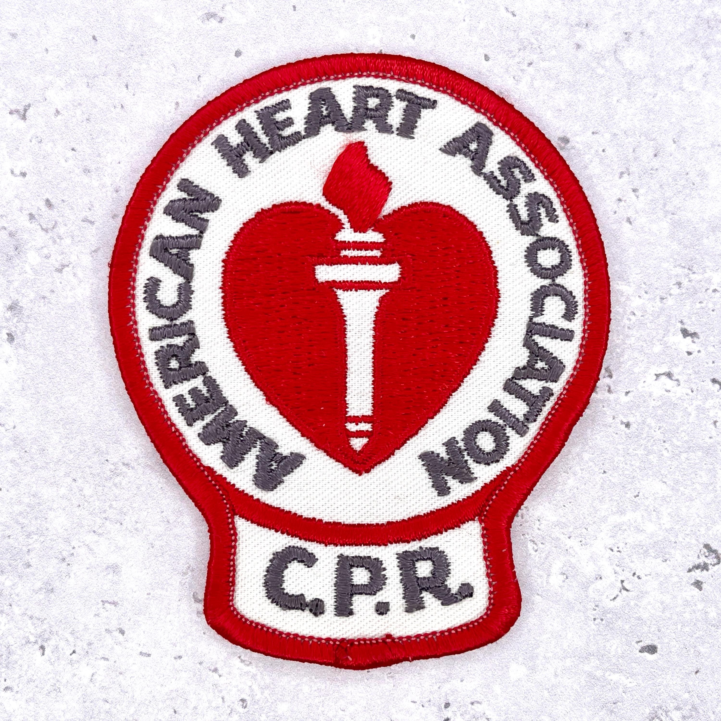 Vintage AHA CPR Patch • American Heart Association First Aid