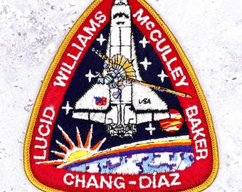 Vintage NASA STS-34 Patch • Space Shuttle Atlantis • Mission Crew