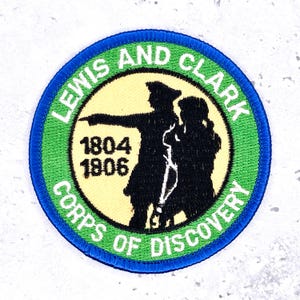 Vintage Lewis and Clark Patch • Corps of Discovery Expedition • Y2K Iron-On NOS