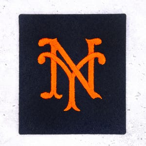 Vintage New York Giants-patch uit 1934 • MLB Willabee & Ward • NOS
