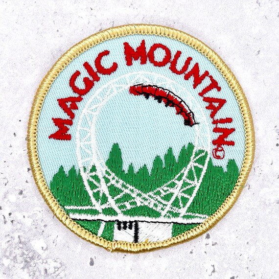 Vintage Magic Mountain Patch • Theme Park Roller … - image 1