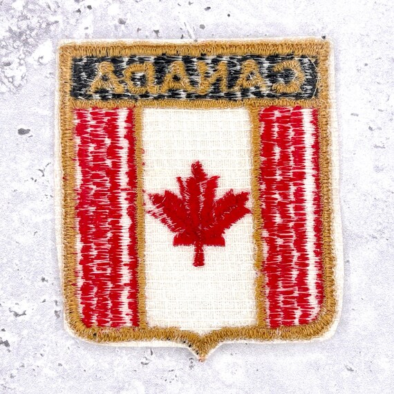 Vintage Canada Patch • Canadian Flag Maple Leaf S… - image 2
