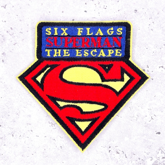 Vintage Six Flags Superman Patch • Magic Mountain… - image 1