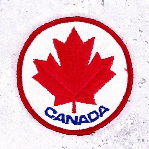 Vintage Canada Maple Leaf Patch • Circular Travel… - image 1