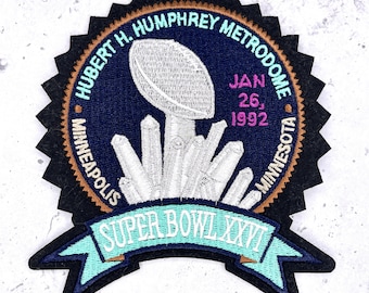 Vintage Super Bowl XXII Patch • 1988 NFL Washington Broncos 22