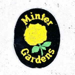 Vintage Minter Gardens Patch • British Columbia Canada Botanical Garden • Sew-On