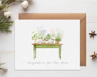 Congrats on your new home Card, Housewarming Card, New Home Card, Congrats on your new home, Housewarming gift, First Home gift, Moving card