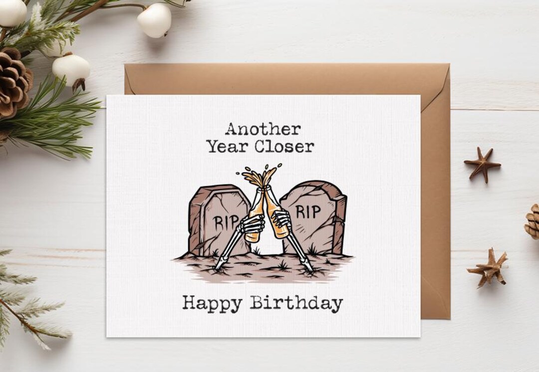 Funny Old Age Birthday Card: RIP Youth Humor - Etsy