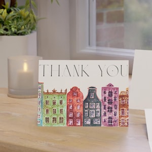 Kleurrijke bedankkaarten - dankbaarheidskaarten voor alle gelegenheden, briefpapierset, bedankbriefjes, gepersonaliseerde kaarten, cadeau-enveloppen