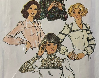 Romantic vintage simplicity, blouse pattern 6679 uncut