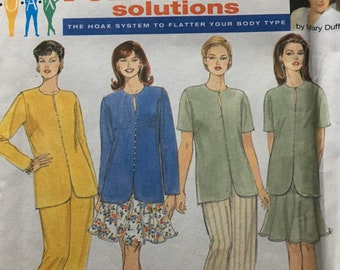 Vintage Plus Size or Full figure separates pattern 7239 by simplicity uncut