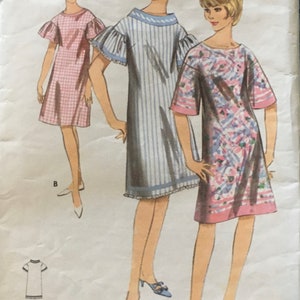 Vintage Vogue "pop-in" A-line Dress Pattern 3795 - Etsy