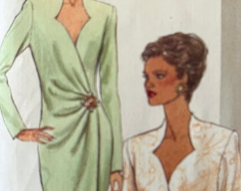 Elegant, Vintage Butterick dress or two piece suit pattern 3759 uncut