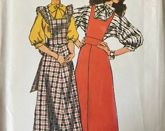 Vintage Simplicity long jumper and blouse pattern 5245 uncut