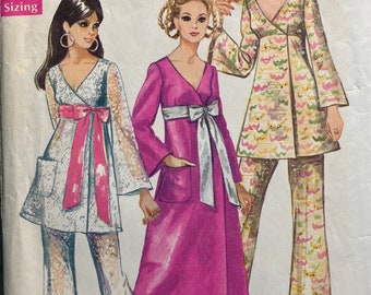 Vintage MOD Simplicity tunic, dress or wide leg pants pattern 8505