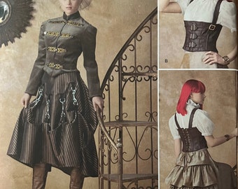 Steam punk costume pattern, 1558 by simplicity uncut