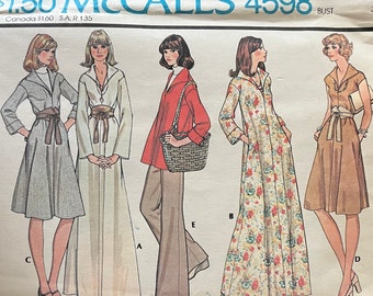 McCall’s vintage dress or top pattern  4598 uncut