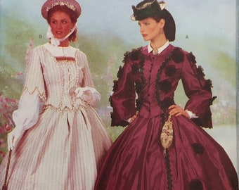 Vintage Butterick Costume pattern 6694 from the Civil War uncut