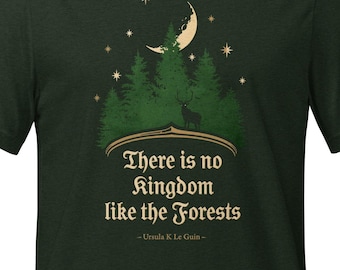 Ursula K Le Guin Forest Kingdom t-shirt