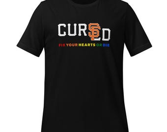 SF Giants Pride “CURSED” t-shirt
