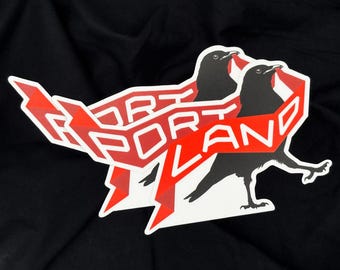 Portland Crow Represent! stickers