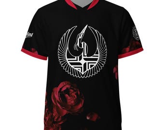Custom ‘Portland Rebel Alliance Roses’ soccer jersey