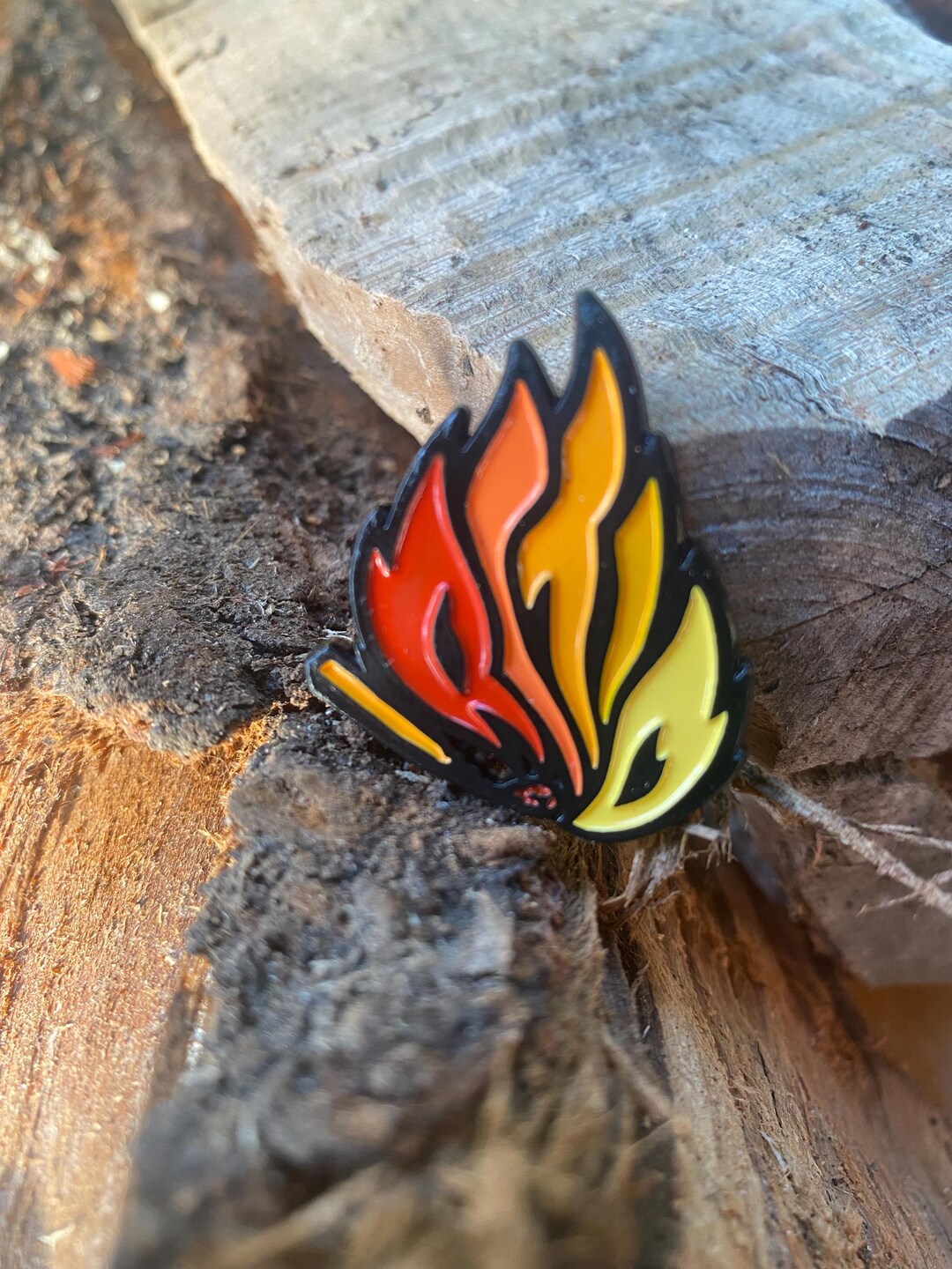 RCTID Bonfire Match Enamel Pin - Etsy