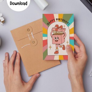 Pop Feliz | Cartões de Aniversário Fofos - Download Digital Brilhantes, divertidos e prontos para imprimir! Uma maneira divertida de enviar alegria no seu aniversário.