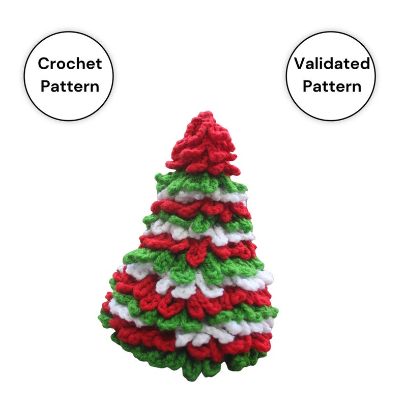 Crochet Christmas Tree Pattern PDF | Loopy Designs | DIY Holiday Decor ...