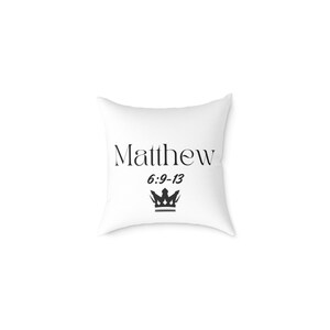 The King Will Come Faith-Inspired Pillow | Personalized Home Decor, Wedding Gift, Christian Decor, Custom Throw Pillow, Housewarming Gift