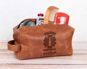 Leather Bartender Bag, Bartender Tool Organizer, Bartender Travel Bag, Bar Staff Toiletry Bag, Birthday Gift for Boyfriend