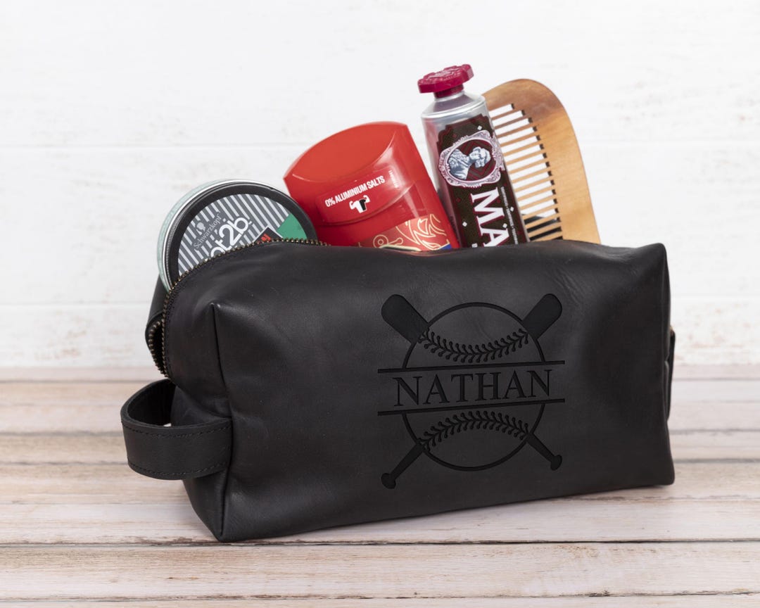 Instructor Gift Instructor Gifts College, School Logo Leather Dopp Kit, Toiletry Bags ...