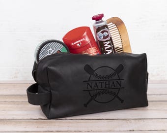 Instructor Gifts College, School Logo Leather Dopp Kit, Toiletry Bags for Universty, Mentor Thank You Gift, Professor Present