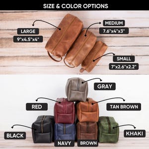 Valentine Day Gift for Deadpool X-Men Inspired Dopp Kit, Leather Toiletry Bag, Superhero Fan Boyfriend Gift, Comic Fan Travel Bag image 9